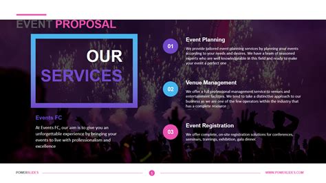 Event Proposal Template Ppt